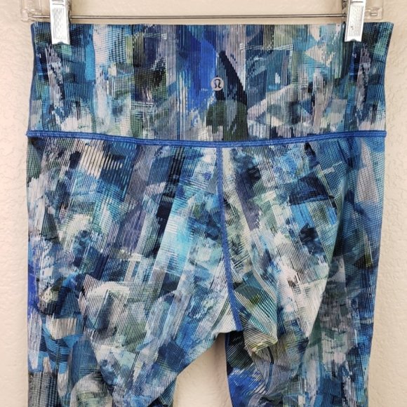 Lululemon athletica Sun Dazed Multi Blue Leggings - Picture 9 of 11